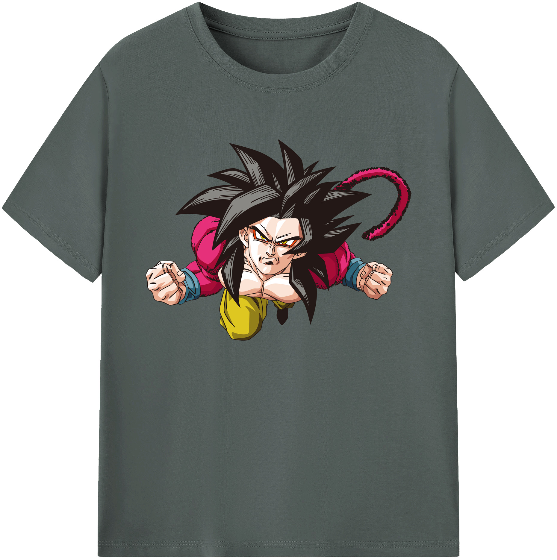（画像用） ドラゴンボール 孫悟空（そん ごくう）Son Goku カカロット DRAGON BALL Kakarotto 綿100％ メンズ半袖Tシャツ｜肌触りやわらか＆通気性